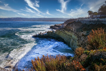 View of La Jolla Cove in San Diego