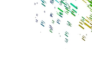 Light Multicolor, Rainbow vector layout with flat lines.