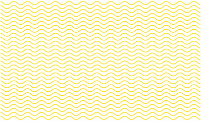 Yellow curvy wave line pattern vector