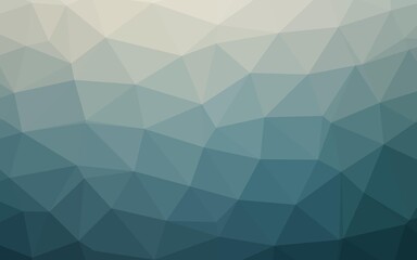Light Blue, Green vector low poly texture. Colorful abstract illustration with gradient. Template for your brand book.