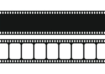 Film tape vector illustration.  Film tape icon.  Camera tape vector. 