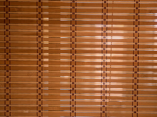 A bamboo slat background