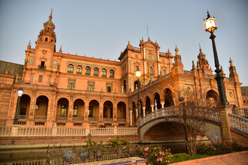Fototapeta premium Plaza de Espana in Seville, Spain