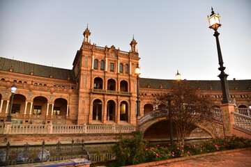 Fototapeta premium Plaza de Espana in Seville, Spain