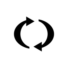 Rotation Arrow Icon Vector Illustration
