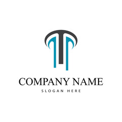 Column Logo Template vector symbol