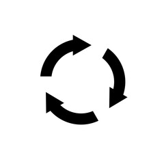 Rotation Arrow Icon Vector Illustration