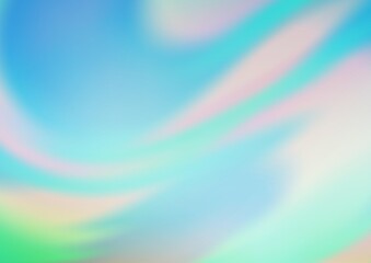 Light Blue, Green vector bokeh template. An elegant bright illustration with gradient. Brand new style for your business design.