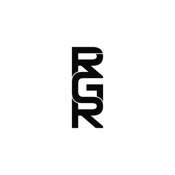 rgr letter original monogram logo design