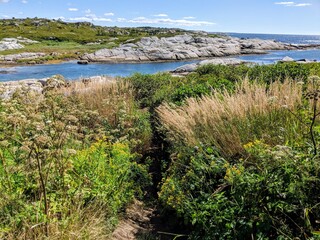 view of the coast of the sea