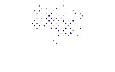 Light Purple vector layout with circle shapes. Modern abstract illustration with colorful water drops. Pattern of water, rain drops.