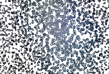 Dark BLUE vector cover with spots.