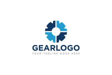 modern gear service logo, icon, symbol, vector illustration