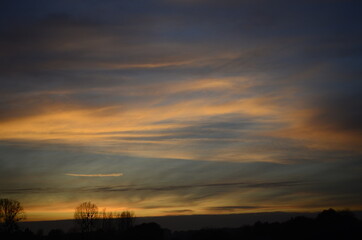 Ciel crépusculaire
