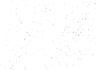 Light Yellow, Orange vector pattern with music elements.