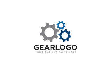 modern gear service logo, icon, symbol, vector illustration