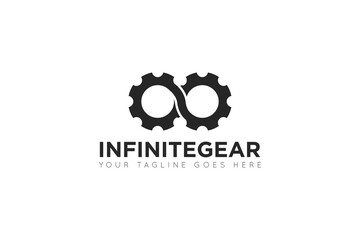 modern gear service logo, icon, symbol, vector illustration