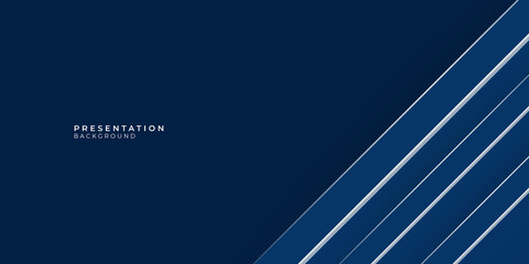 Modern simple blue abstract presentation background