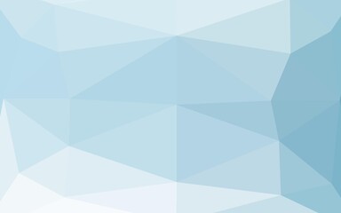 Fototapeta premium Light BLUE vector shining triangular pattern. Modern geometrical abstract illustration with gradient. Elegant pattern for a brand book.