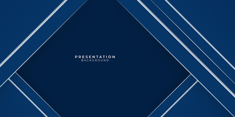 Modern simple blue abstract presentation background