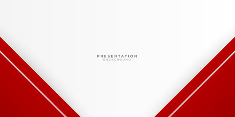 Vector abstract background - modern concept of red paper art style, banner. Vector illustration design for presentation, banner, cover, web, flyer, card, poster, game, texture, slide, magazine