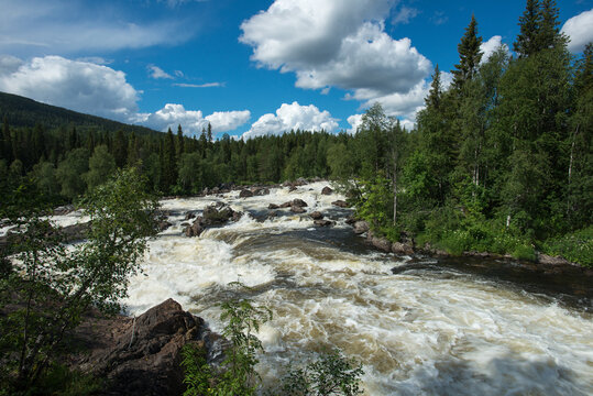 Biggest waterfall of North Karelia