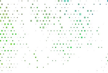 Light Green vector pattern in square style.