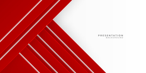 Geometric red white background