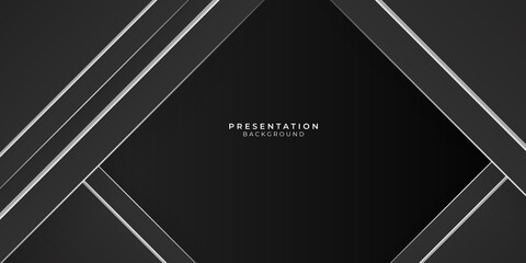 Black Dark Polygonal Low Pattern. Geometric Pattern. Repeating pattern with triangle shapes. Seamless texture for your design. Repeating pattern