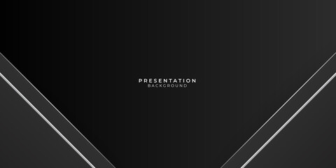 Black polygonal triangular mosaic background for web, presentations and prints. Vector illustration