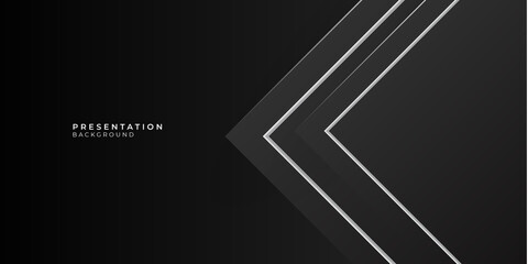 Abstract 3d background with black paper layers.