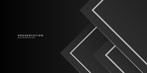 Dark black neutral abstract background for presentation design