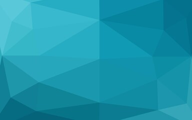 Light BLUE vector abstract mosaic pattern. Shining colored illustration in a Brand new style. Template for a cell phone background.