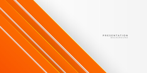 Orange gradient geometric shape background