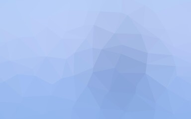 Light BLUE vector triangle mosaic texture. Glitter abstract illustration with an elegant design. Completely new template for your business design.