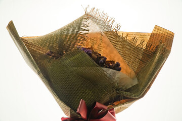 examples of flower gifts for loved ones. concept closeup details 