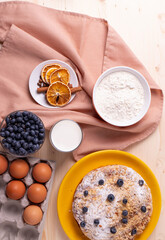 cooking of homemade pie