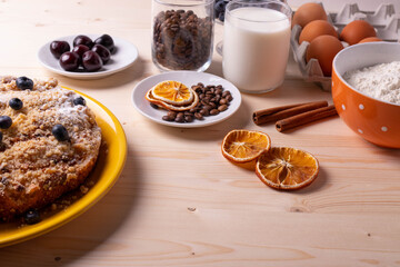different ingredients for baking or cooking