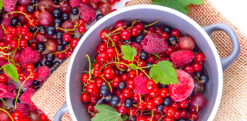 mixed berries in a bowl