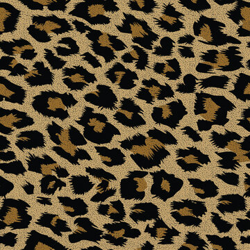 modern leopard skin seamless pattern design