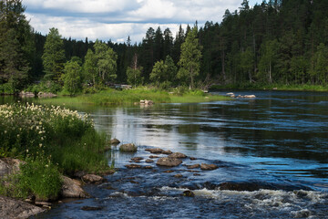 North Karelia nature. Country of lakes