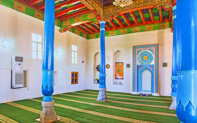 The Ruhabad Mosque, Samarkand, Uzbekistan.