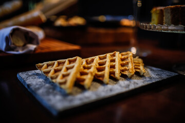 sophisticated breakfast table