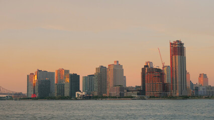 Obraz premium landscape of long island city queens NY 