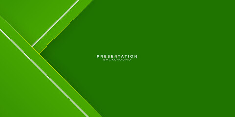 Green and white contrast corporate straight arrow waves background. Vector design