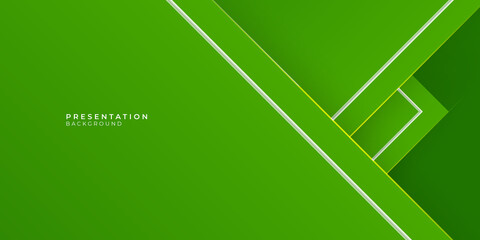 Green abstract background for presentation design