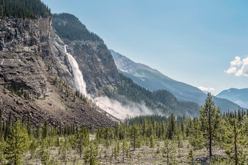 Takakkaw Falls in Yoho National Park, British Columbia, Canada