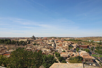 Fototapeta na wymiar Panoramic view of Toledo, Spain.