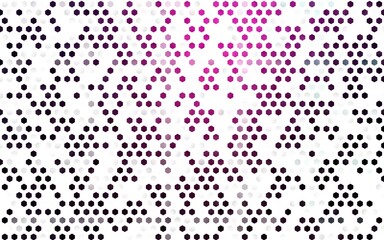 Dark Pink vector texture with colorful hexagons. Illustration of colored hexagons on white surface. Pattern can be used for landing pages.