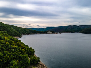 Drohnenflug am Ruhrstausee